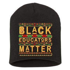 Black Educators Matters Short Acrylic Beanie