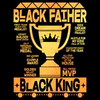 Black Father Black King Doggie Tank