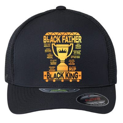 Black Father Black King Flexfit Unipanel Trucker Cap