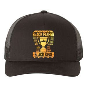 Black Father Black King Yupoong Adult 5-Panel Trucker Hat