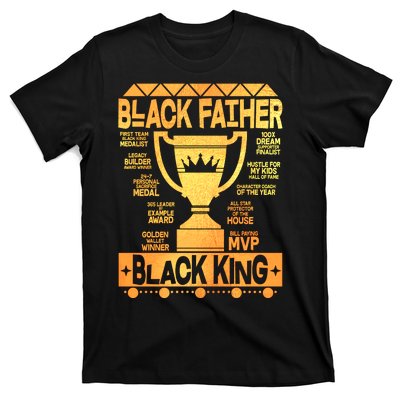 Black Father Black King T-Shirt