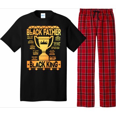 Black Father Black King Pajama Set