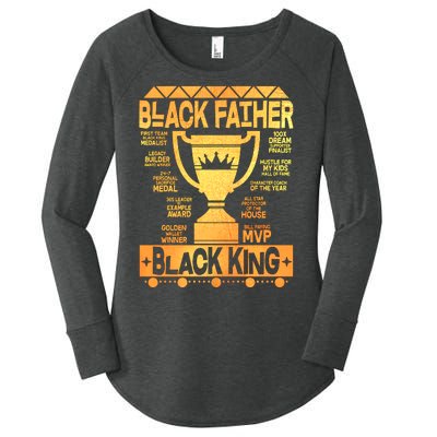 Black Father Black King Women's Perfect Tri Tunic Long Sleeve Shirt