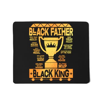 Black Father Black King Mousepad