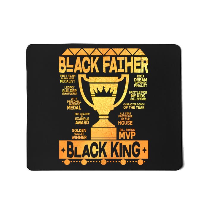 Black Father Black King Mousepad