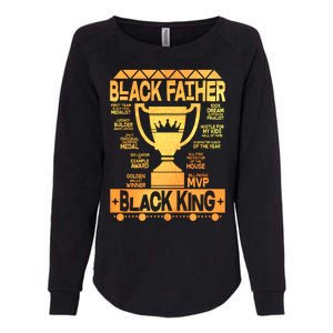 Black Father Black King Womens California Wash Sweatshirt