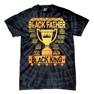 Black Father Black King Tie-Dye T-Shirt