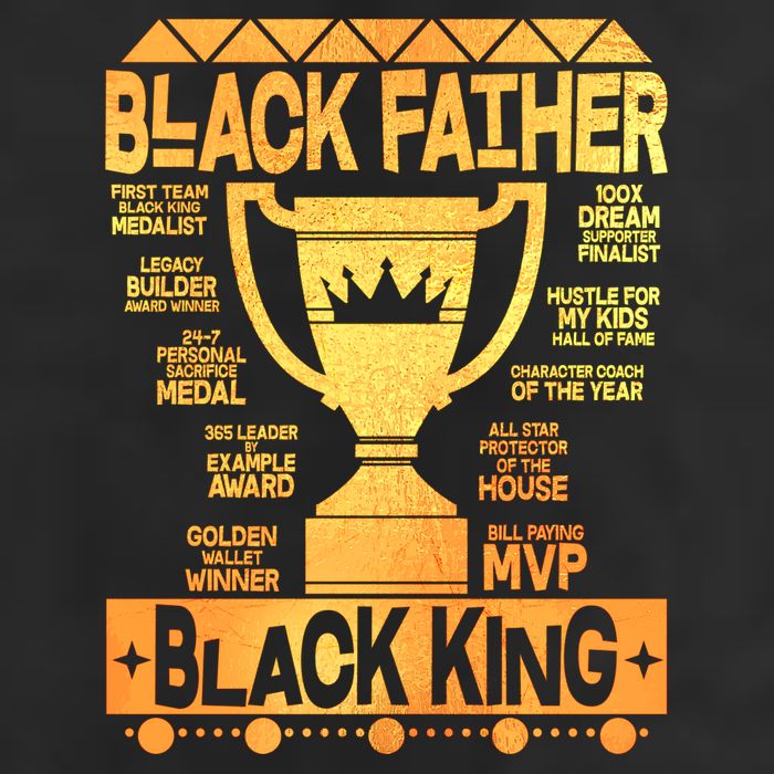 Black Father Black King Trucker Hat