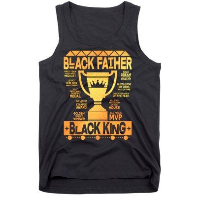 Black Father Black King Tank Top