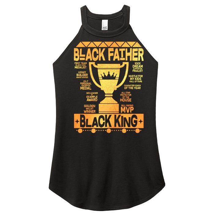 Black Father Black King Women’s Perfect Tri Rocker Tank