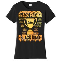 Black Father Black King Women's T-Shirt