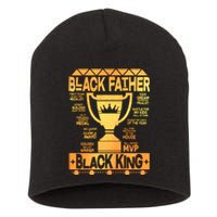 Black Father Black King Short Acrylic Beanie