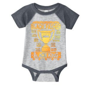 Black Father Black King Infant Baby Jersey Bodysuit