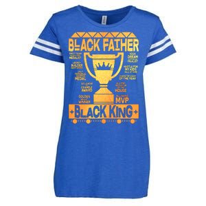 Black Father Black King Enza Ladies Jersey Football T-Shirt