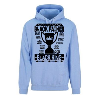 Black Father Black King Unisex Surf Hoodie