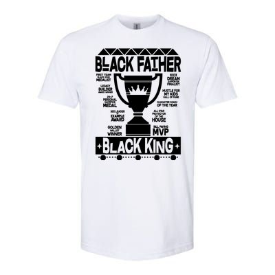 Black Father Black King Softstyle® CVC T-Shirt