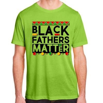 Black Fathers Matter Traditional Colors Adult ChromaSoft Performance T-Shirt