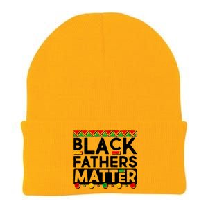 Black Fathers Matter Traditional Colors Knit Cap Winter Beanie