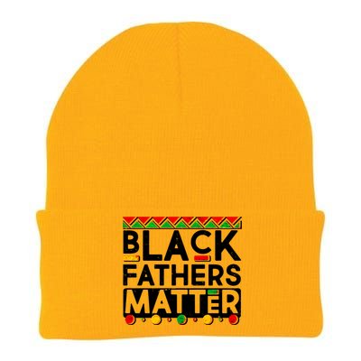 Black Fathers Matter Traditional Colors Knit Cap Winter Beanie