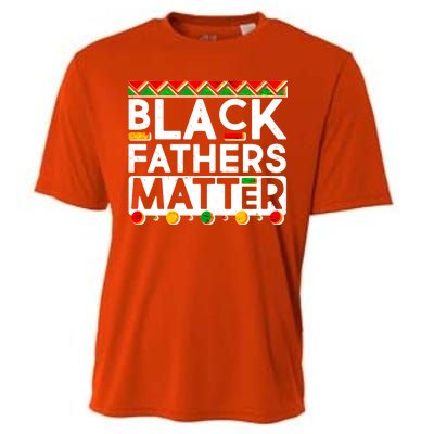 Black Fathers Matter Traditional Colors Cooling Performance Crew T-Shirt