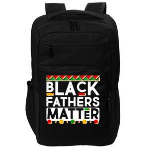 Black Fathers Matter Traditional Colors Impact Tech Backpack