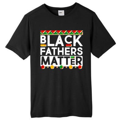 Black Fathers Matter Traditional Colors Tall Fusion ChromaSoft Performance T-Shirt