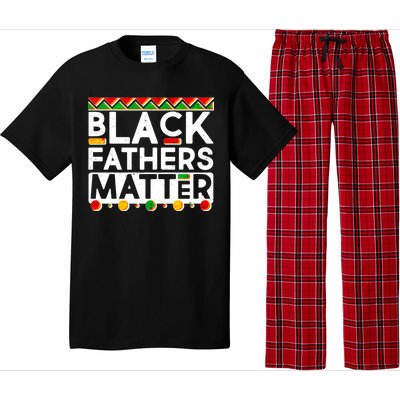 Black Fathers Matter Traditional Colors Pajama Set