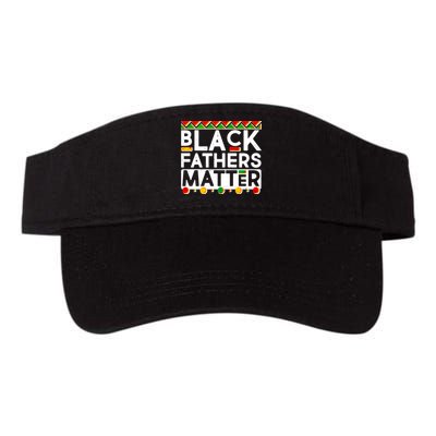 Black Fathers Matter Traditional Colors Visor
