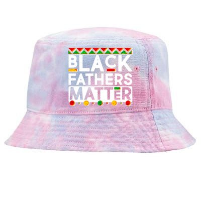 Black Fathers Matter Traditional Colors Tie-Dyed Bucket Hat