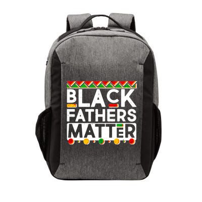 Black Fathers Matter Traditional Colors Vector Backpack