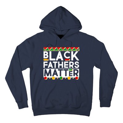 Black Fathers Matter Traditional Colors Hoodie