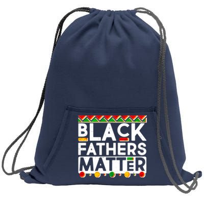 Black Fathers Matter Traditional Colors Sweatshirt Cinch Pack Bag