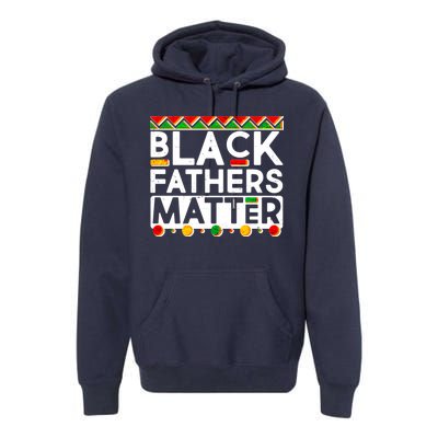 Black Fathers Matter Traditional Colors Premium Hoodie