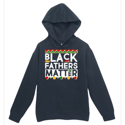 Black Fathers Matter Traditional Colors Urban Pullover Hoodie