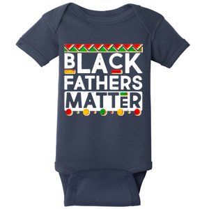 Black Fathers Matter Traditional Colors Baby Bodysuit