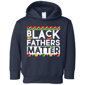 Black Fathers Matter Traditional Colors Toddler Hoodie