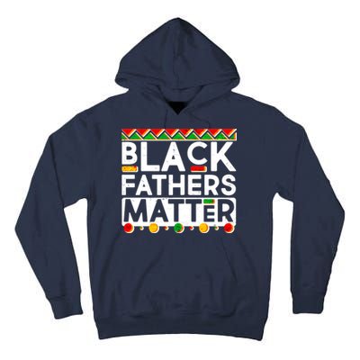 Black Fathers Matter Traditional Colors Tall Hoodie