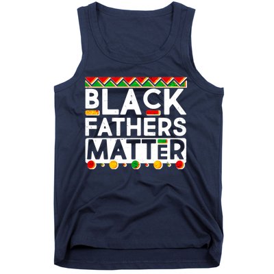 Black Fathers Matter Traditional Colors Tank Top