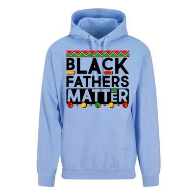 Black Fathers Matter Traditional Colors Unisex Surf Hoodie