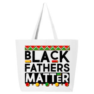 Black Fathers Matter Traditional Colors 25L Jumbo Tote