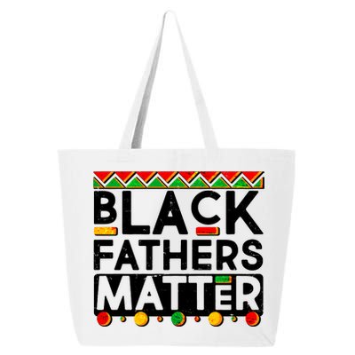 Black Fathers Matter Traditional Colors 25L Jumbo Tote