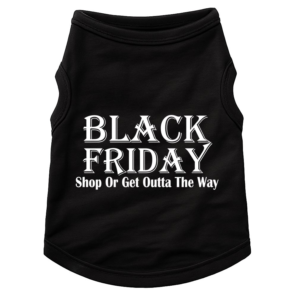 Black Friday Get Out Of The Way Doggie Tank