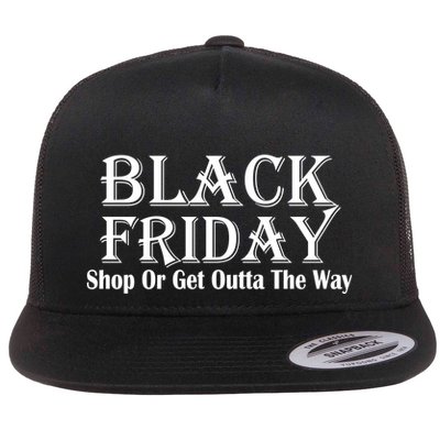 Black Friday Get Out Of The Way Flatbill Hat