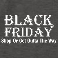Black Friday Get Out Of The Way Vector Backpack
