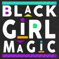 Black Girl Magic 7 Panel Mesh Trucker Snapback Hat