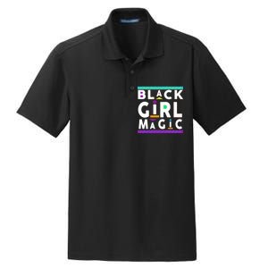 Black Girl Magic Dry Zone Grid Polo