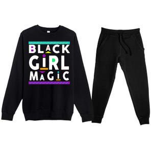 Black Girl Magic Premium Crewneck Sweatsuit Set