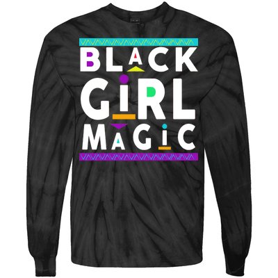 Black Girl Magic Tie-Dye Long Sleeve Shirt