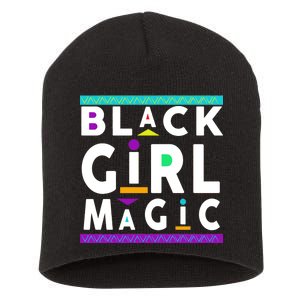 Black Girl Magic Short Acrylic Beanie