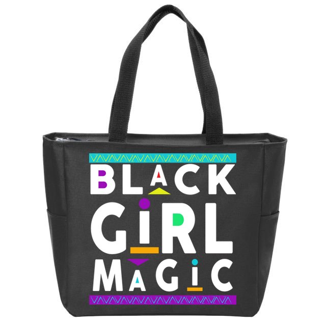 Black Girl Magic Zip Tote Bag
